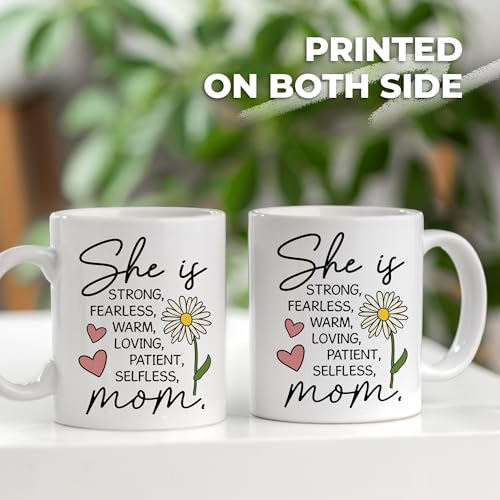Mothers Day Gifts for Mom Mugs, Mama Best Moms Cup Gift from Daughter, Coffee Mug with Inspirational Quote, Cute Mama Mugs for Daily Tea and Coffee, Coffee Mug for Mom Affirmations - color: Mom
