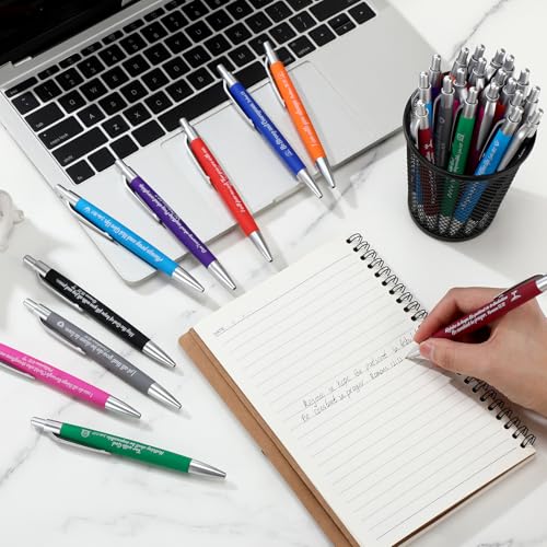 Gueevin 200 Pcs Inspirational Pens Employee Gift, Bible Verse - style: Bible Verse