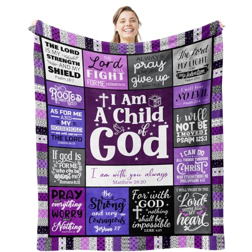 Christian Gifts for Women, Christian Birthday Gifts Throw Blanket 60"x50"