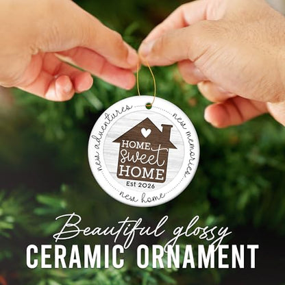 HEXMOZ New Home Gift Ideas - New Home Ornament 2026 - color: Home 2026