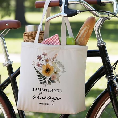 Bible Bags for Women, Christian Tote Bag, Gifts for Christian Women - color: Black