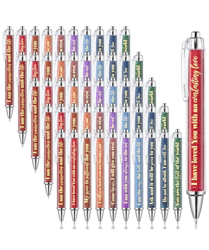 Mr. Pen- Christian Pen Set, 50 Pack, Black Ink, Earthen Hues - color: Earthen Hues, Black Ink, size: 50 Pack