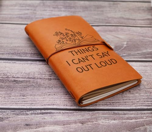 Funny Humor Saying Sarcastic Gag Quote Gifts for Colleagues,Co-Workers,Team Members,Boss-Leaving Promotion Retirement Christmas Gift-Things I Can't Say Out Loud-Refillable Travel Photo Diary Journal - style: Style39-Things I Can't Say Out