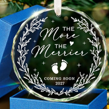 HEXMOZ Pregnancy Announcement for Grandparents, Husband - Pregnancy Ornament 2027 - color: Pregnancy Reveal