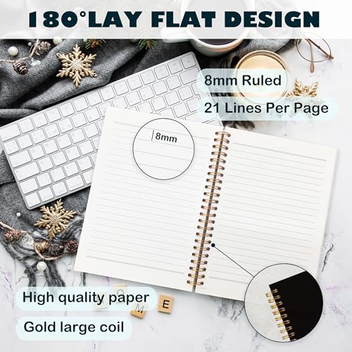 BearCake Boho Floral Christian Notebook Journal,Bible 5:22-23 Christian Gifts for Women, spiral Bible Notebooks for Note Taking, Bible Journaling Notebook,Spiral Notebook 5.5x8.3 black - color: white Bible black flower