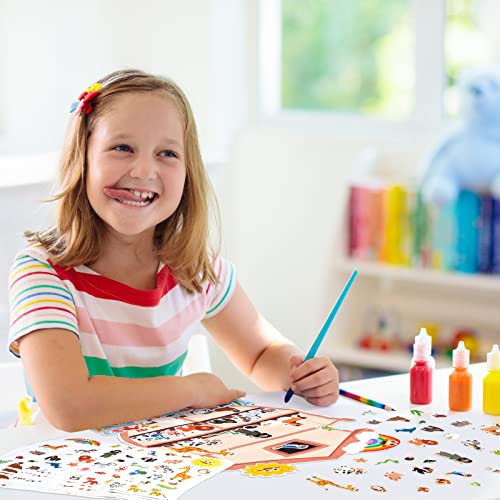 Thyle 12 Set Noahs Ark Sticker Scene Craft Kit for Kid,Sunny Days - style: Sunny Days