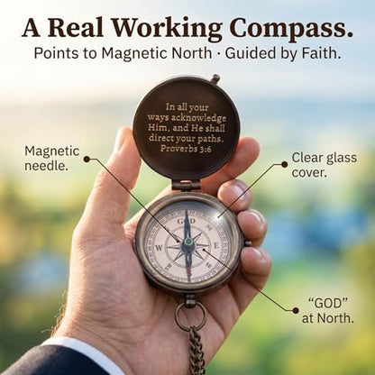 Baptism Gifts for Boys – Confirmation & First Communion Compass Gift