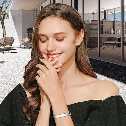 TONY & SANDY Cuff Bracelets for Women Teen Girls Best Friend Sister Mom Daughter Granddaughter Easter Birthday Mother's Day Christmas Stocking Stuffers for Teen Girls Women Jewelry - style: 1 - Niece Gifts - To my niece, never forget that I love you...Be