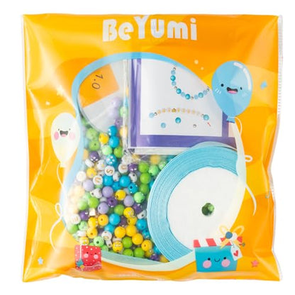 BeYumi Christian Bracelet Craft Kit - 24Pcs DIY Religious Jesus Love You Letter Beads Bracelet with Bible Verse Gift Cards Jesus Faith Craft Kit VBS Week Sunday School Church Party for Kids - style: Jesus Love You