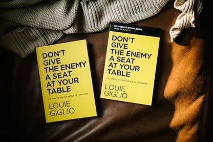 Don't Give the Enemy a Seat at Your Table Bible Study Guide plus Streaming Video: It's Time to Win the Battle of Your Mind