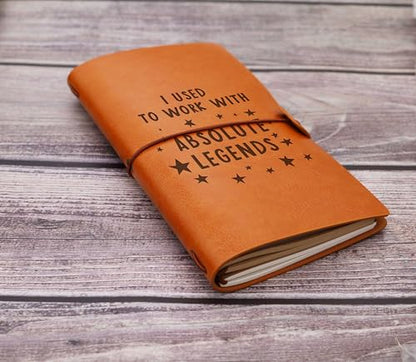 I Used To Work With Absolute Legends-Going Away Farewell Leaving Retirement New Job Goodbye Workplace Gift-Office Boss Coworker Colleague Good Luck Good Bye Gift-Refillable Travel Photo Diary Journal - style: Style40-I used to work with absolute