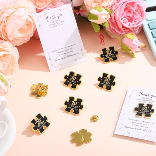 20 Set Year of Service Pin Employee Appreciation Gifts Bulk - style: 20 Year
