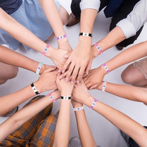 4PCS Daily Bible Verse WWJD Bracelet, Christian Jesus Bracelet for Women Men, Jesus Gift Wristband, What Would Jesus Do Bracelet - style: 4 Colors JESUS IS KING