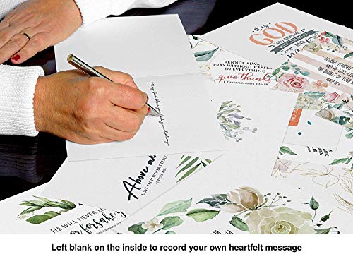 Dessie 60 Unique Bible Verse Cards With Envelopes and Gold Seals. Scripture Cards With 60 Different Designs and Inspirational Bible Verses. Christian Greeting Cards Assortment. - color: Religious - 60 Large