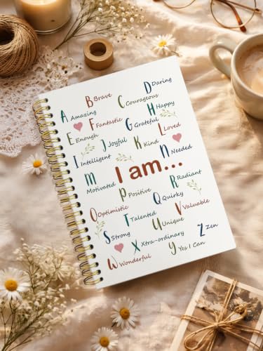 ISANOU Inspirational Positive Affirmation Notebook Journal 5.5x8.3 - color: i am amazing