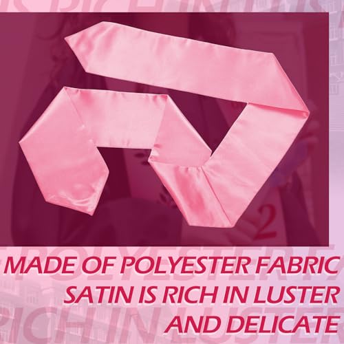 Geyoga 24 Pcs Graduation Stole Bulk Sublimation Blank 70 in - color: Pink