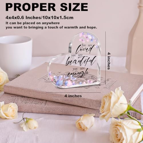 Inspirational Butterfly Gifts for Women, Christian Gifts Acrylic Sign - color: You are
