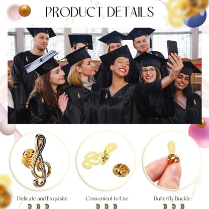 Knitgrip Award Lapel Pins Bulk Academic Recognition Enamel Pins Honors Gift for Student Office Government Club Members - style: Chorus