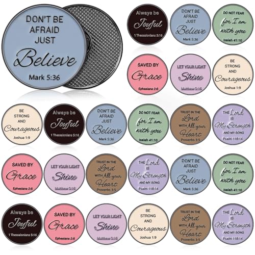 Landical 24 Pcs Jesus Christian Pins - style: Simple Style