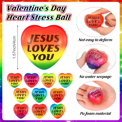 Tinlade 30 Set Heart Balls Pens John 3:16 Cards