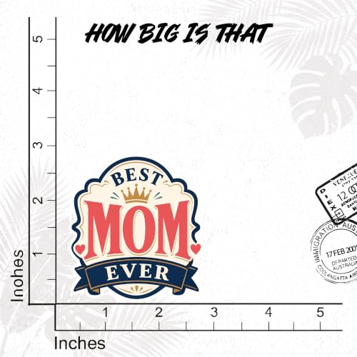 [3PCS] Best Mom Ever Stickers Vinyl Decal for Laptop Bottle Tumbler Gift - color: Best Mom Ever Stickers