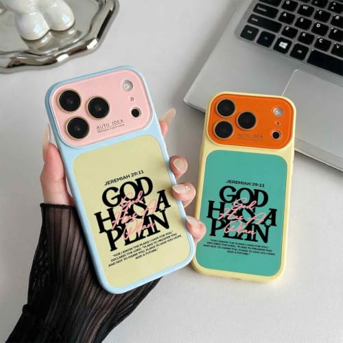 Y2K God Has A Plan Jeremiah 29:11 Phone Case for iPhone 17, Green - color: Greenrosepurple, size: iPhone 17