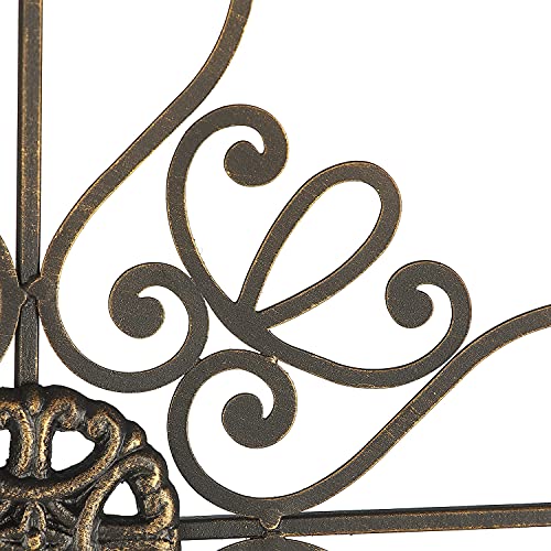 Retrome 27" H Metal Cross Wall Decor, Arrow Accents, Bronze………