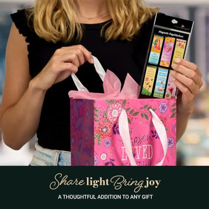 Christian Art Gifts Magnetic Scripture Bookmark Set for Friends - color: Whimsical Friends