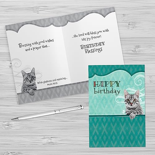 Faithfully Yours Designer Greetings Cute Birthday Boxed Card 12 Pack