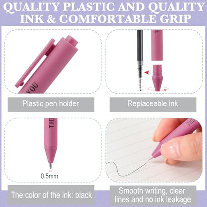 Crtiin 50 Pcs Inspirational Pens Bulk Light Hues, Christian Quotes - color: Light Hues, size: 1 Count (Pack of 50)