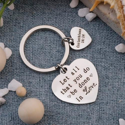 Christian Keychains Cross Keychain Bible Accessories Gifts Christian Gifts Religious Gifts - color: Bible Keychain