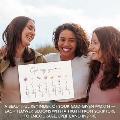 Gooji Christian Thinking of You Card for Women - Religious Greeting Card, Inspirational Cards with Quotes, Encouragement Cards with Scripture (Blank Inside)