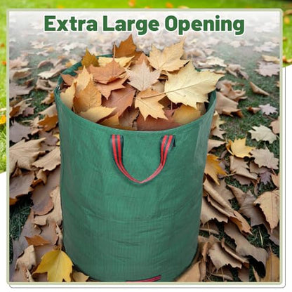 Dntorx 72 Gallon Reusable Yard Waste Bags, 2 Pack Lawn Leaf Bags - size: 1 Count (Pack of 2)