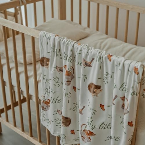 Fleece Baby Blankets for Girls & Boys, Infant Toddler Blanket - color: Gray Jungle Animal