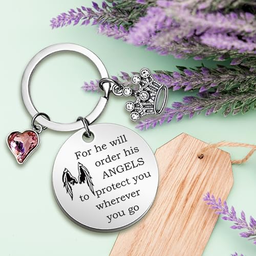 Employee Appreciation Gift Bible Verse Keychain Religious Faith Gift for Women Men, Prayer Christian Keychain, Bible Verse