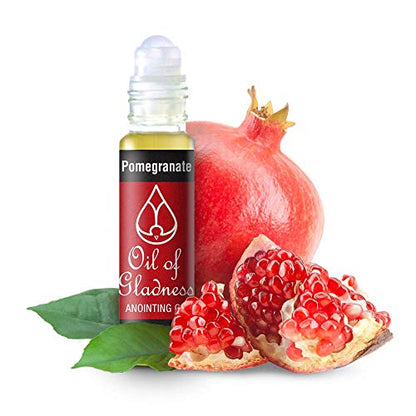Oil of Gladness Pomegranate Anointing Oil - Oil for Daily Prayer, Ceremonies and Blessings 1/3 oz Roll-On - size: 1/3 Ounce Roll-On