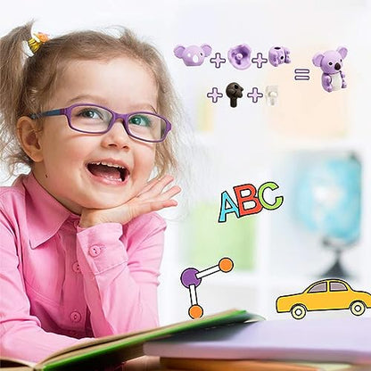 URSKYTOUS 60Pcs Animal Erasers Desk Pets for Kids,Classroom Prizes - style: 60Pcs