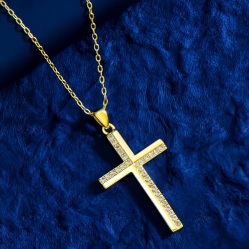KQ&TTENG 14k Gold Plated Four Leaf Clover Necklace Irish Jewelry Wedding Anniversary Birthday Gifts for Women Wife Mom Girlfriend - color: A06