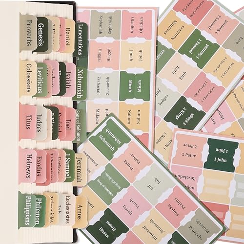 Mr. Pen- Bible Tabs, 75 Tabs, Colorful - color: Colorful
