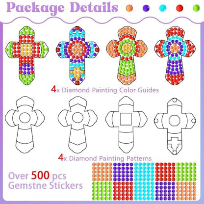 2026 VBS Sunday School Cross Craft Kids Kits Vbs Christian Religious Jesus Church Nativity Summer Ornaments Crafts for Classroom Home Activities Class Game Supplies