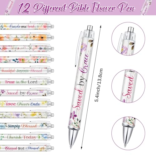 Jetec 150 Bible Verses Gift Set for 30 Christian Bookmarks 30 Scripture Ballpoint Pens 30 Christian Notebooks 30 Bible Verse Keychain 30 White Organza Bags for Women Men Office Church(Artsy) - style: Artsy