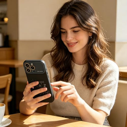 for iPhone 16 Pro Case God's Timing is Perfect Spanish Bible Verse Phone Case, Full Camera Lens Protection, Shockproof Drop Resistant Durable Cover (Black, iPhone 16 Pro) - color: black, size: iPhone 16 Pro