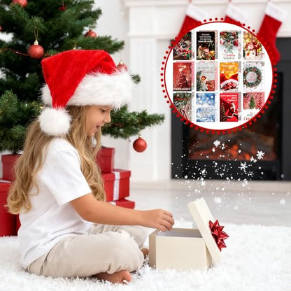 240PCS Christmas Gospel Tract Cards, Bulk Pocket Prayer Cards with Bible Verses, Christian Evangelism Handouts for Kids Adults Church Ministry Outreach Supplies, 12 Designs - color: Christmas
