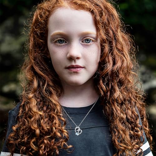 MANBU Sterling Silver Cross I am a Child of God Necklace for Girls - style: 03-March