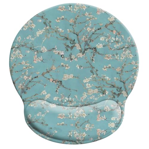 Mouse Pads for Desk, Ergonomic Mouse Pad with Wrist Rest Gaming Mousepad - color: Round-B3