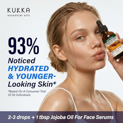 Kukka Frankincense Essential Oil for Skin, Diffuser, 4 Fl Oz - size: 4 Fl Oz (Pack of 1)
