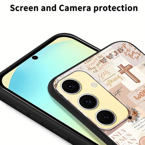 2 Pack Jesus Cross Collage Phone Case for Samsung Galaxy S25 5G 6.2", Aesthetics Christian Quotes Bible Verse Design Cases for Girls Boy, Slim Soft TPU Protective Cases for Samsung S25 - color: Bible Verse, size: for Samsung Galaxy S25 5G