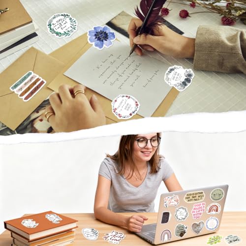 STEFORD Christian Bible Verse Stickers, 200 Pcs