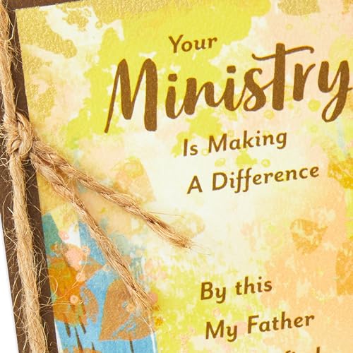 Hallmark DaySpring Thank You Card for Minister (Making a Difference) (Pack of 2) - size: 11 (Pack of 2)