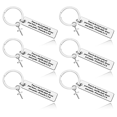 Bible Verse Gift for Women Men Christian Keychain Gift Inspirational Keychain Gift Confirmation Baptism Gift